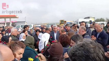 'Büyük Özgürlük Yürüyüşü' 15'inci gününde: Yürüyüşçüler Suruç'ta alkışlarla karşılandı