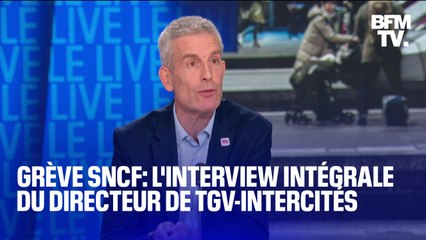 Download Video: Grève SNCF: l'interview intégrale d'Alain Krakovitch, directeur de TGV-Intercités