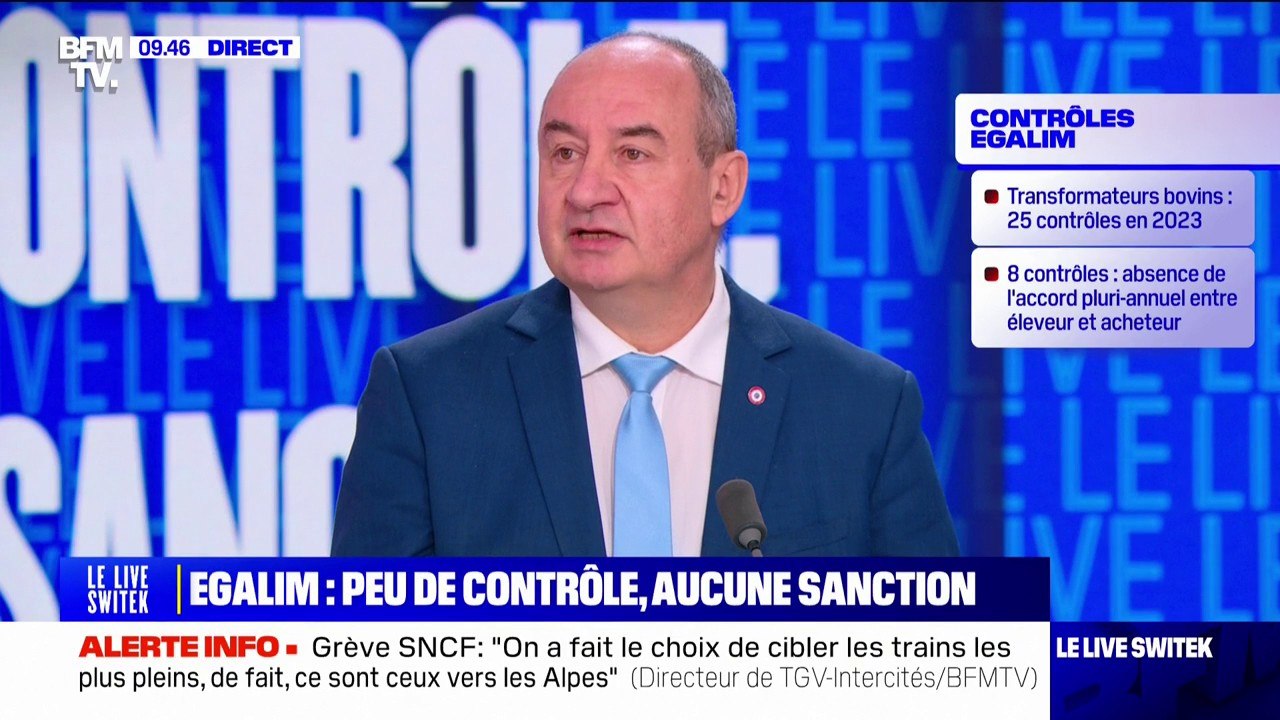 Pascal Lavergne (député “Renaissance” de Gironde et éleveur de bovins): "La loi Egalim était nécessaire, mais on voit qu'elle est contournée, qu'elle n'est pas respectée"