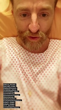 Mathias Malzieu donne de ses nouvelles sur son lit d'hôpital. Le 15 février 2024.