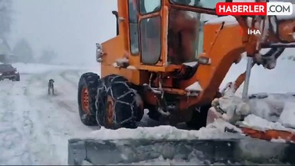 Domaniç Kocayayla Geçidinde Kar Kalınlığı 27 Santimetreye Ulaştı