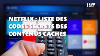 Netflix : liste des codes secrets pour accéder à tous les films et séries cachés