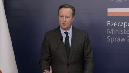David Cameron calls Vladimir Putin an ‘aggressive dictator’ during diplomatic visit to Warsaw