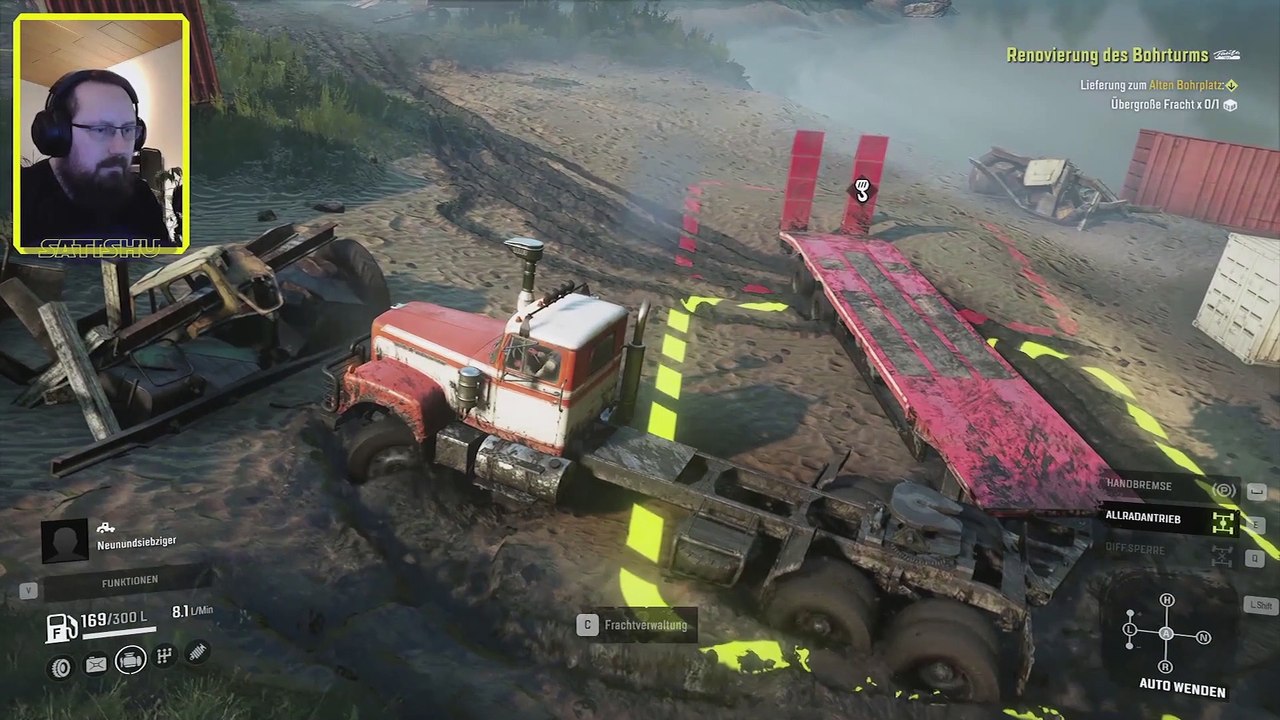 Über den Anhänger werde ich mich irgendwann noch wundern. SnowRunner #205