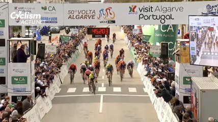 Tour de l'Algarve 2024 - Gerben Thijssen la 1ère étape de l'Algarve, Arnaud Démare pas loin !