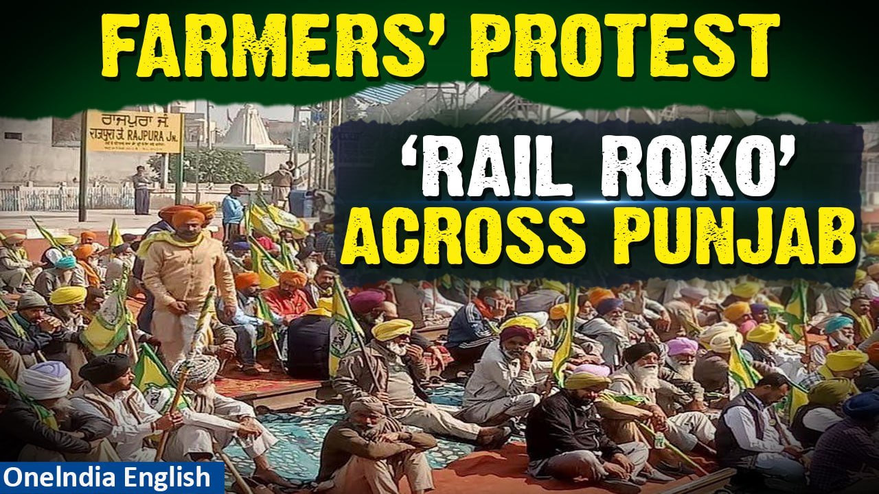 Farmers’ Protest Day 3: ‘Rail Roko’ across Punj...