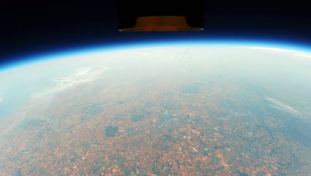 World’s first and only service that scatters cremated ashes in space .