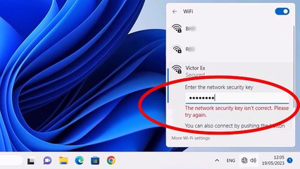 How To Fix The network security key isn't correct in Windows 11 / 10