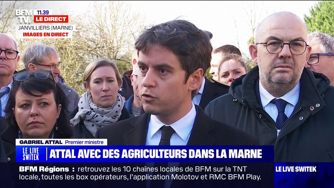 Gabriel Attal, sur la colère des agriculteurs: "Des mesures ont été prises (...)  mais on doit continuer à avancer"