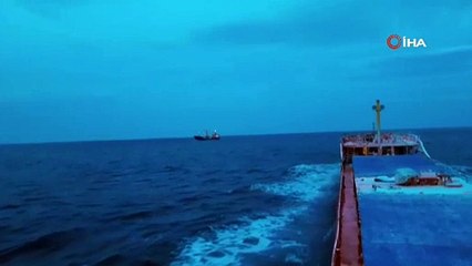 Marmara Denizi'nde batan geminin son görüntüleri ortaya çıktı