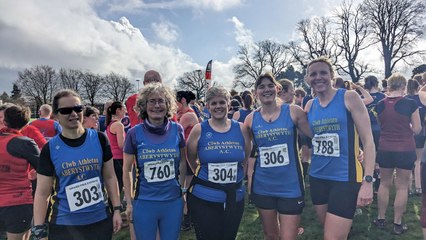 Aberystwyth Athletic Club at North Wales Cross Country and Tregaron Half Marathon