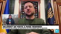 Guerre en Ukraine : Volodymyr Zelensky va rencontrer Emmanuel Macron à Paris vendredi