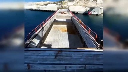 Batan gemide çalışan mürettebatın son görüntüleri ortaya çıktı