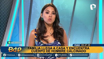 Puno: encuentran el cuerpo carbonizado de un hombre al interior de una vivienda
