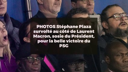 PHOTOS Stéphane Plaza survolté au côté de Laurent Macron, sosie du Président, pour la belle victoire du PSG