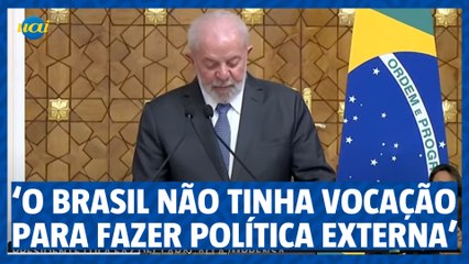 ‘O Brasil não tinha vocação para fazer política externa, olhava para a Europa e EUA e esquecia do resto do planeta terra’, diz Lula no Egito