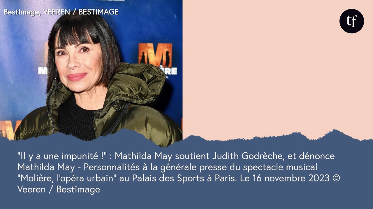 "On fait des plus sensibles des proies !" : Mathilda May soutient Judith Godrèche et tacle le patriarcat