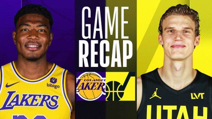 Game Recap: Lakers 138, Jazz 122