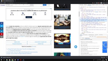 Como COPIAR Texto de una Página Web Protegida
