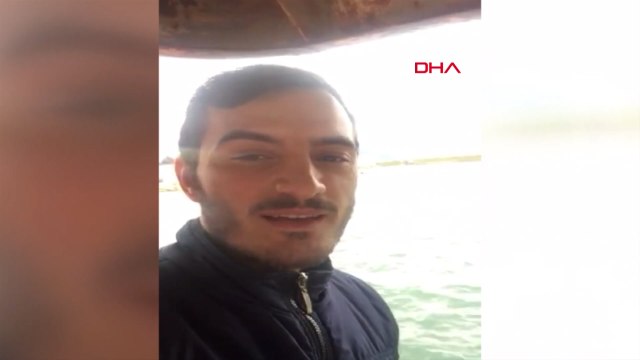 Marmara Denizi'nde batan gemide çalışan Doğuşcan Yaylak'ın sosyal medyada yayınladığı görüntüler ortaya çıktı