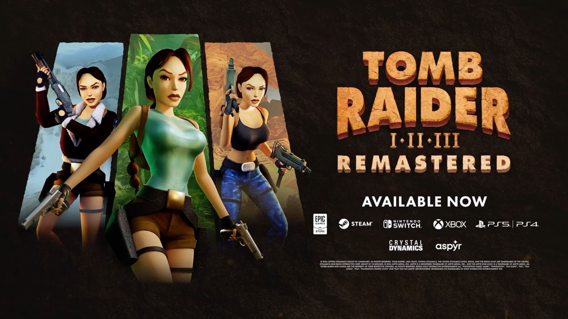 Tomb Raider 1-3 Remastered Official Launch Trailer - video Dailymotion