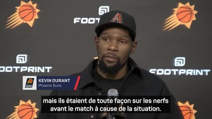 Suns - Durant : “Les arbitres étaient sur les nerfs avant le match”