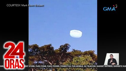 Ulap na hugis UFO, namataan sa Bohol | 24 Oras