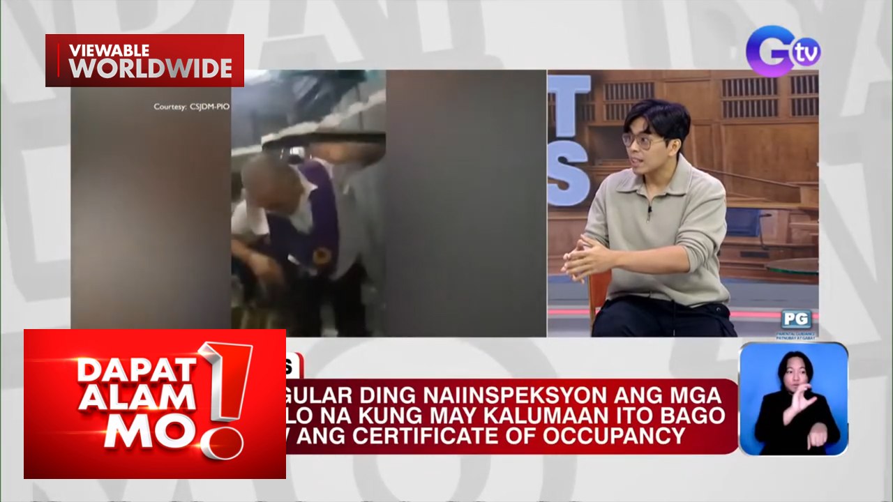 Sino ang may pananagutan kung gumuho ang isang gusali? | Dapat Alam Mo!