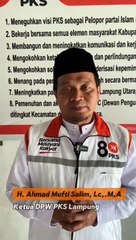 Pencoblosan Pemilu 2024 di Lampung Telah Berakhir Dengan Aman Damai & Kondusif, Ketua DPW PKS Provinsi Lampung Ucapkan Terimakasih