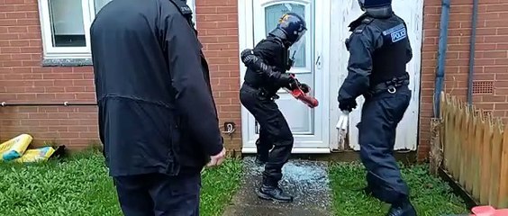 Telford police smash through doors in £80,000 Brookside drugs raid