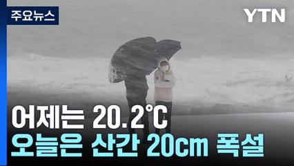 하루 만에 봄에서 겨울로...널뛰는 날씨에 '어리둥절' / YTN