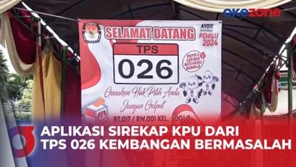 Suara Prabowo-Gibran Tiba-Tiba Melonjak di Aplikasi Sirekap KPU dari TPS 026 Kembangan