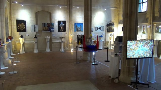 Cybersculpture 2024 - Collège des Bernardins, Paris, France.