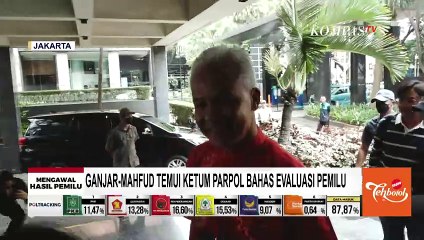 Ganjar-Mahfud Temui Ketum Parpol Bahas Evaluasi Pemilu 2024