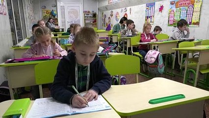 Kharkiv children attend school underground as rocket threats and trauma persist
