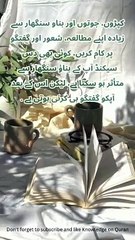 Conversation, Study and Consciousness