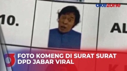 Komeng Diprediski Lolos ke Senayan, Unggul Jauh dari Calon DPD Jabar yang Lain