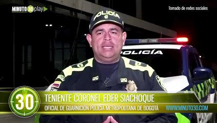 Recuperan camioneta de la Policía robada en Bogotá