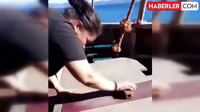 Batan gemideki aşçının son görüntüleri ortaya çıktı