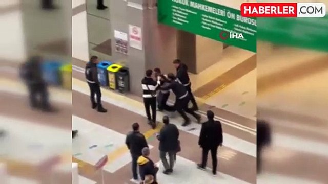 Çağlayan'daki İstanbul Adliyesi'nde hareketli dakikalar