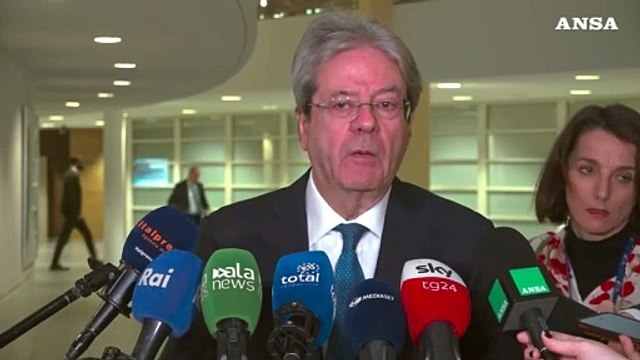 Previsioni economiche, Gentiloni: Crescita bassa in Ue ma in Italia dati nella media