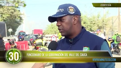 Así está la movilidad en la vía Candelaria - Cali