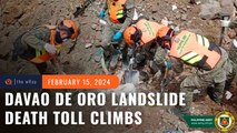 Davao de Oro landslide death toll now 85, search continues for remaining 38