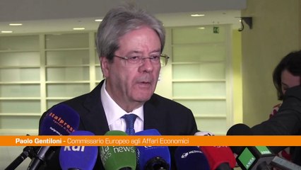 Gentiloni "L'Europa ha evitato la recessione ma crescita bassa"