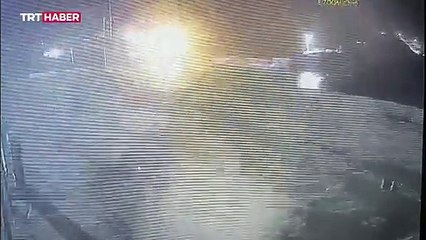 Batan geminin son görüntüsü kameralara yansıdı