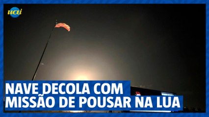 Nave decola com missão de pousar na Lua
