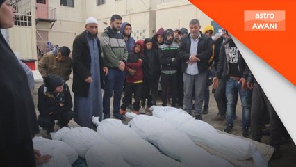 Suasana pilu di pekarangan Hospital Al Aqsa