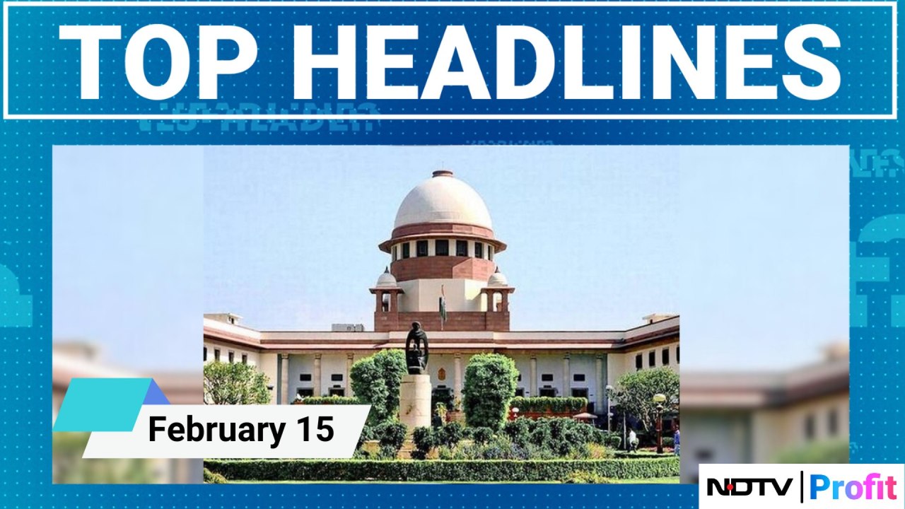 SC Strikes Down Electoral Bonds Scheme | Commercial Card Payments Rules Breach | Top Headlines | NDTV Profit