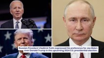 Russian President Prefers Biden To Trump In 2024 Election Because He Is More  Predictable