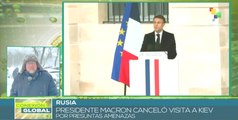 Franceses denuncian presuntas conspiraciones de magnicidio por presidente de Ucrania